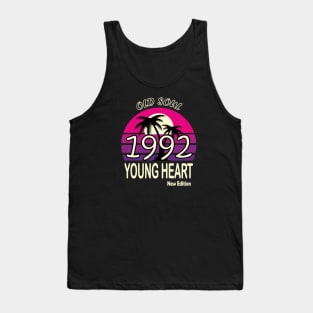 1992 Birthday Gift Old Soul Young Heart Tank Top